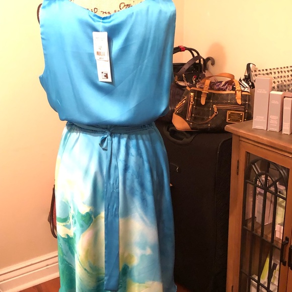 LESLIE FAY | Blue Dress - Picture 3 of 3